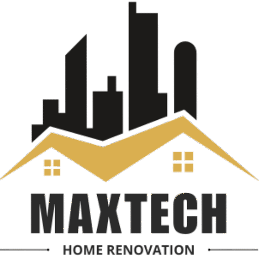 Red and Black Minimalist Estate Agent Logo